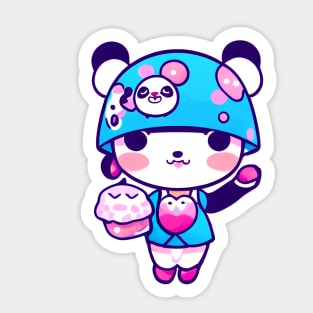 A CUTE KAWAI Panda Sticker